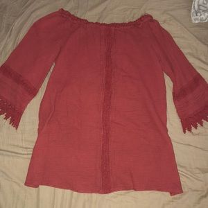 Off the shoulder dress